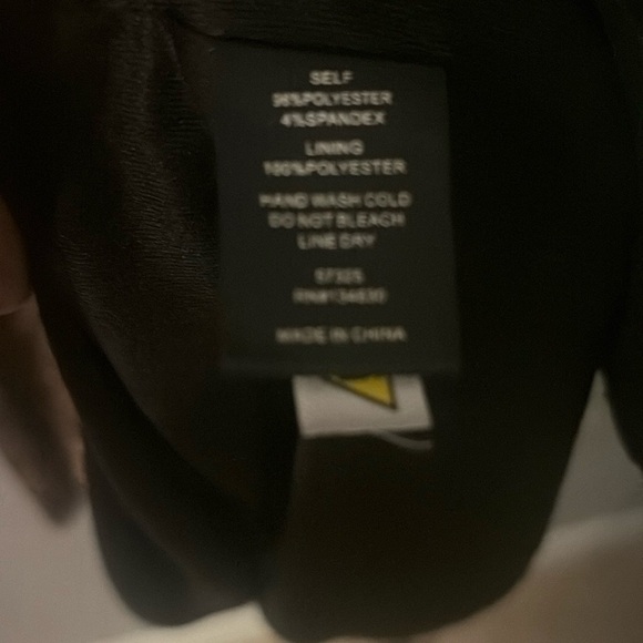 Black and Brown Midi Flutter Sleeves Smock Dress XL - Picture 9 of 10